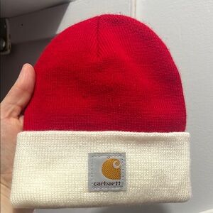 Carhartt Red and White Hat